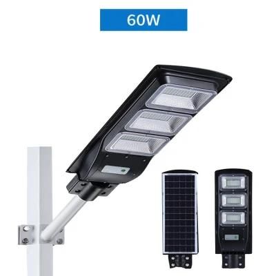All-in-One/Integrated Solar Street LED Garden Lamp with Smart Sensor ABS