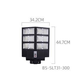 Bspro High Lumen Modern Design Waterproof All in One Outdoor IP65 Energy Saving 300W LED Solar Street Light