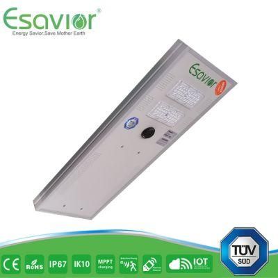 Esavior 50W CE/RoHS/IP67/Ik10 Certificate Integrated LED Solar Street Lights