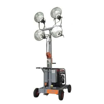 Portable Remote Control Mobile Halogen Lamp Light Tower