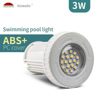 3W Surface Mounted LED Concrete Swimming Pool Lights 12V IP68 Underwater Pool Light