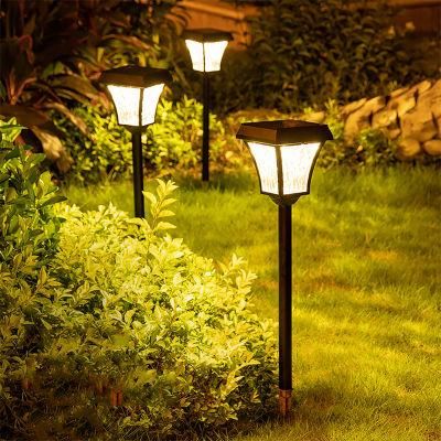 LED Modern Garden Lighting Waterproof Intelligent Light Controlled Solar Lawn Light