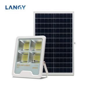 Langy Official 200W Lithium Battery Build Inside Solar Flood Light Garden Use