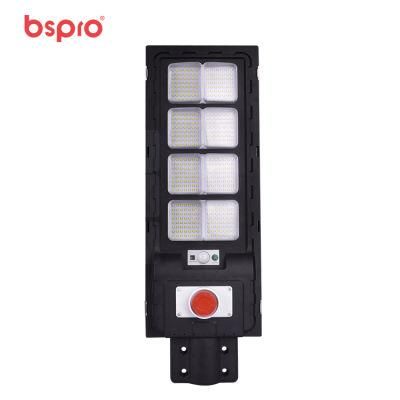 Bspro 300W 400 Watts Streetlight Lights Power Panel IP65 Remote Control LED Solar Street Light