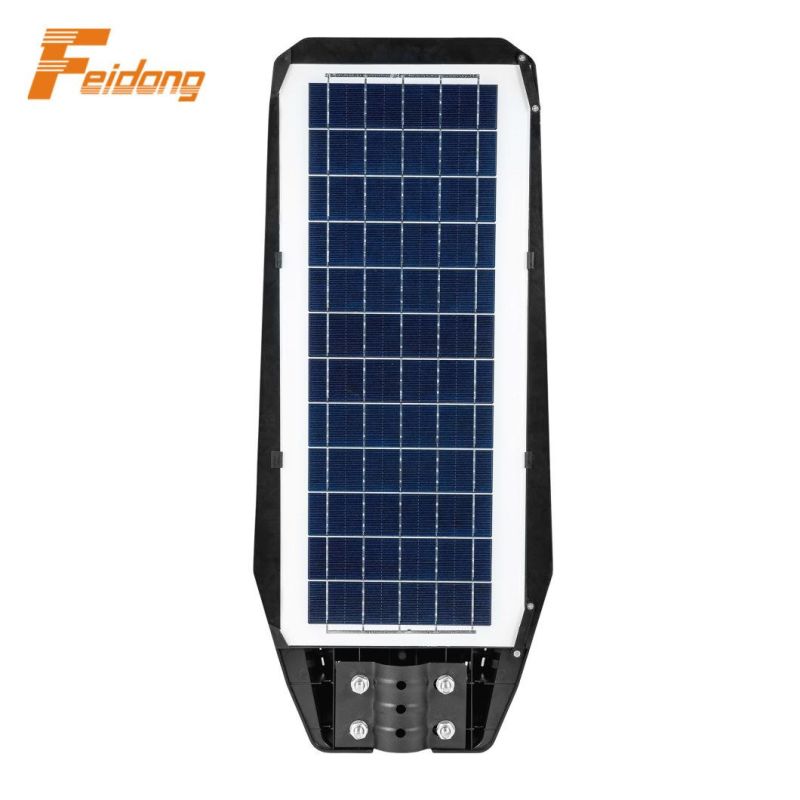 Solar LED Street Lamp Motion Sensor Streetlight ABS Waterproof IP65 100W 150W 200W 250W Outdoor All in One LED Solar Street Light