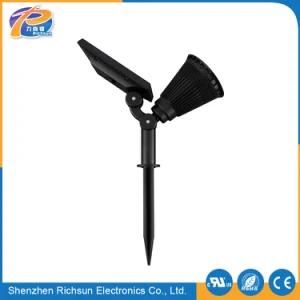 OEM PVC IP65 LED Solar Garden Light with Pure White