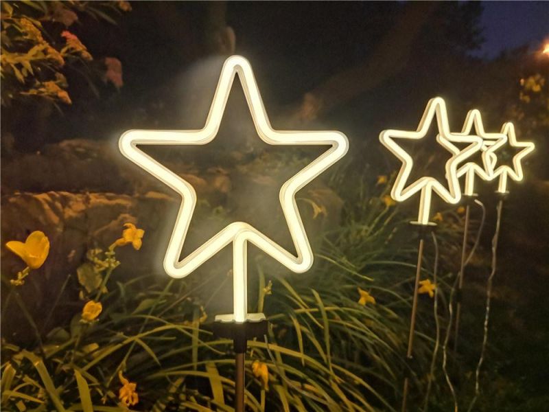 Popular Holiday Decoration Fairy Tale Christmas LED Solar Power Neon Lights