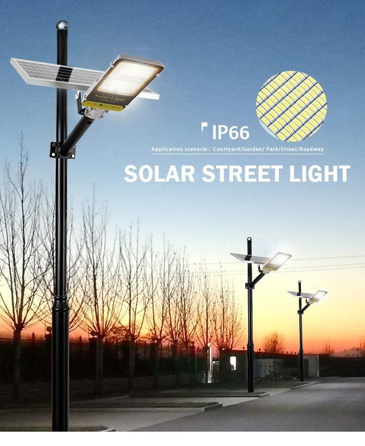 200W LED Outdoor Solar Light Remote Control Solar Street Lights