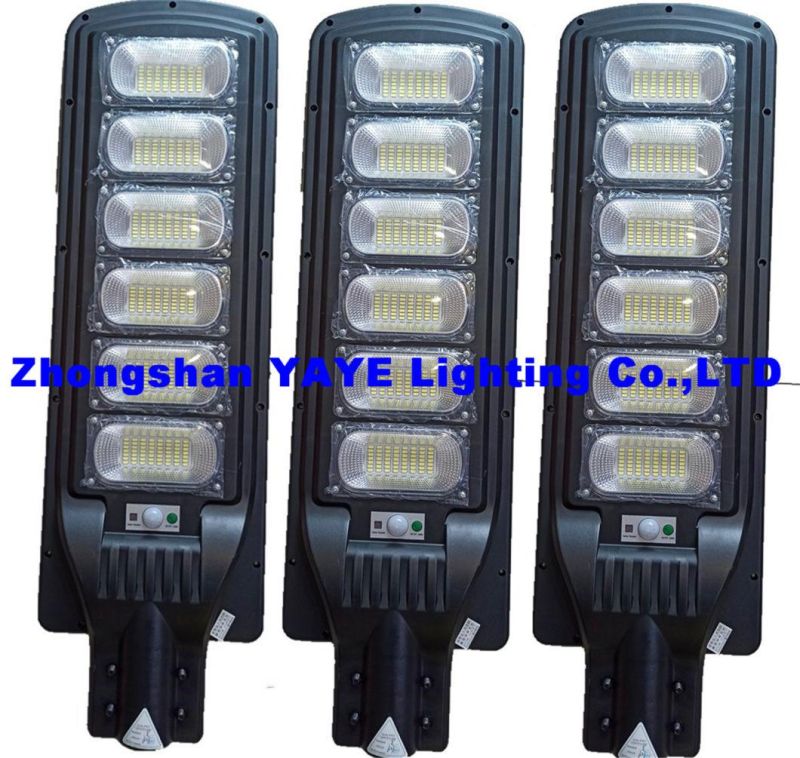 Yaye 2021 Hot Sell 300W 250W 200W 150W 100W 50W TUV SGS ISO CE Solar Street Road Garden LED Lamp 1000PCS Stock/Radar /Remote / 3 Years Warranty