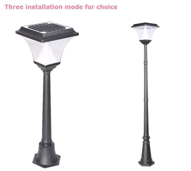 LED Aluminum Alloy Garden Driveway Yard Park Street Outdoor Solar LED Motion Light