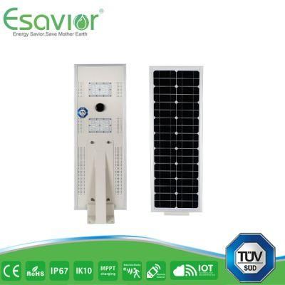 Esavior 3000 Circles @60% Dod LiFePO4 Lithium Batteries 30W LED Solar Street Lights Solar Lights