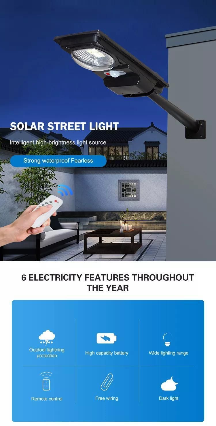 Motion Sensor Integrated All in One LED Solar Street Light