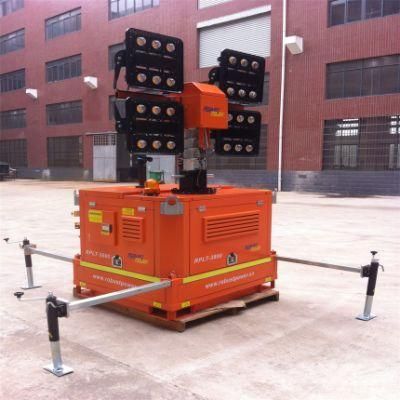 LED Mobile Lighting Tower with Hydraulic Mast Rplt 3800