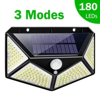 Amazon Facebook Hot Sale Wall Light Cordless COB LED 16.4FT Cable 3 Modes Adjustable Panels LED Motion Sensor Solar Garden Lamp