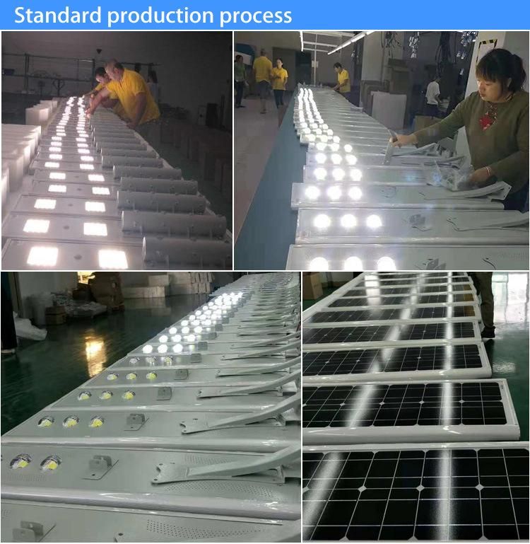 Super Brightness High Quality LED Integrated 60W All in One LED Solar Street Light for Country Road Project