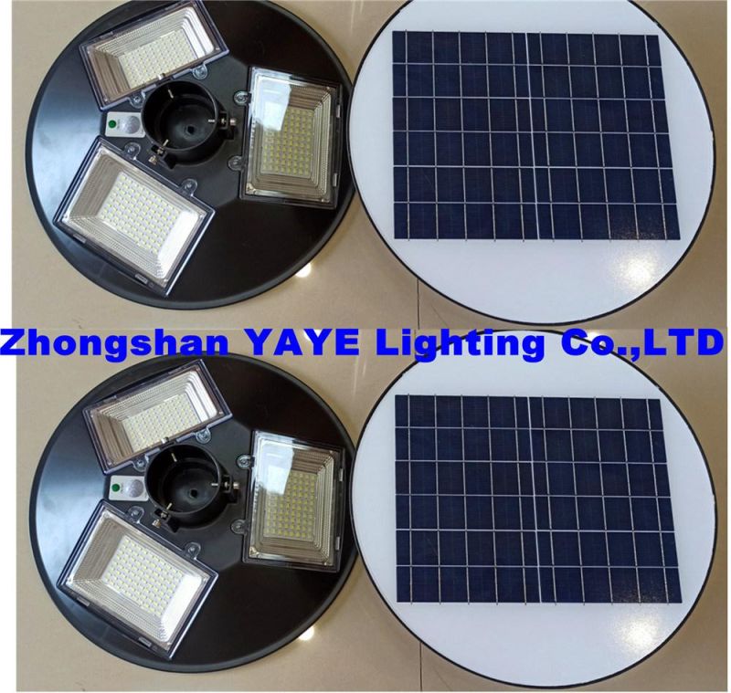 Yaye 18 Factory Price Hot Sell Waterproof IP66 All in One Solar Garden Light 120W Solar Street Light Waterproof/Remote Controller/Radar Sensor/1000PCS Stock