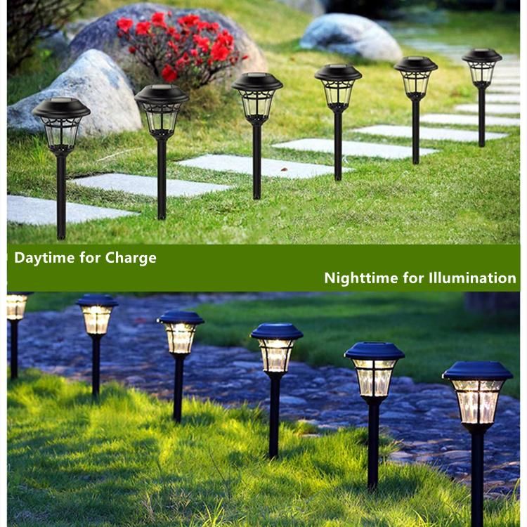 Waterproof Outdoor Solar Pathway Lights Lawn Solar Garden Lights for Patio Yard