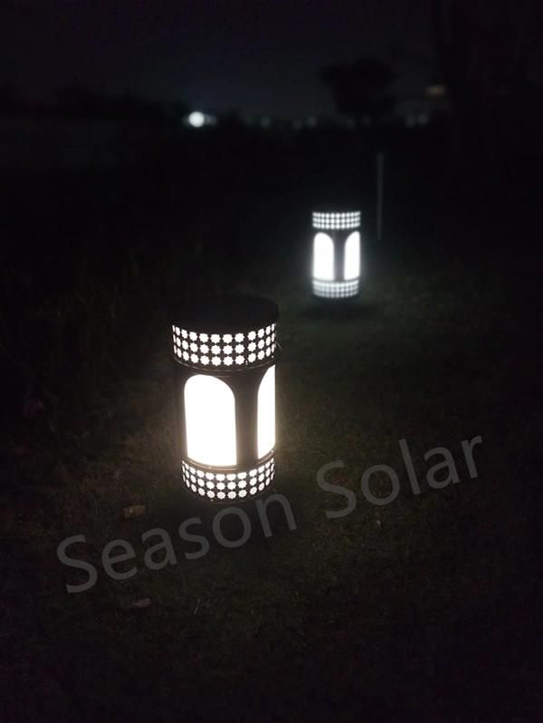 Bright LED Garden Lighting Outdoor Solar Lamp for Gate Lighting with 5W Solar Panel & LED Light