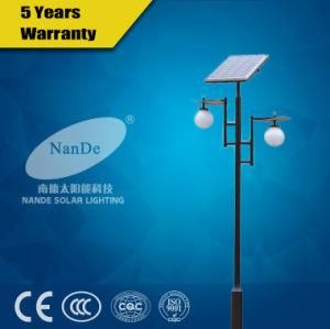 Solar Garden Light with Double Arems 3-6m Light Pole