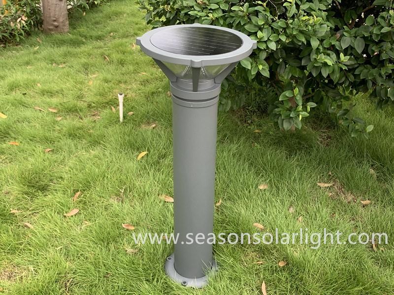 Bright 12W Outdoor Garden Light Fixtures 1m Solar Bollard Light with LED Light & Remote Control Lighting