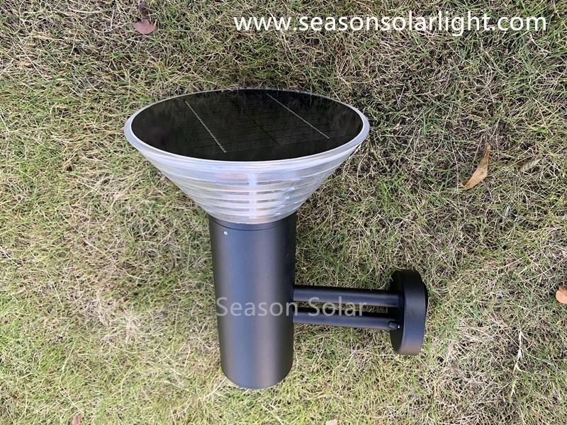 Energy Saving Solar Lighting Outdoor LED Christmas Light Solar Wall Light with 5W Solar Panel