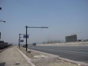 Solar Light Pole LED Traffic Signal Post