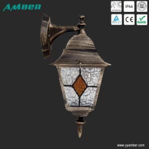 IP44 100W Down Outdoor Garden Light with Printing Glass
