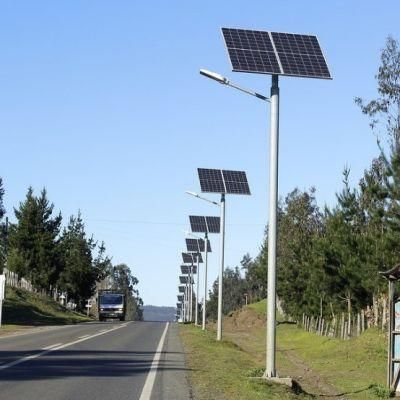 Top Manufacture 4m 20W Split Solar Street Light with Galvanized Poles Waterproof IP65