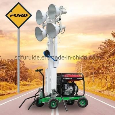 Mobile Telescopic LED Tower Light with Gasoline Generator Fzm-400