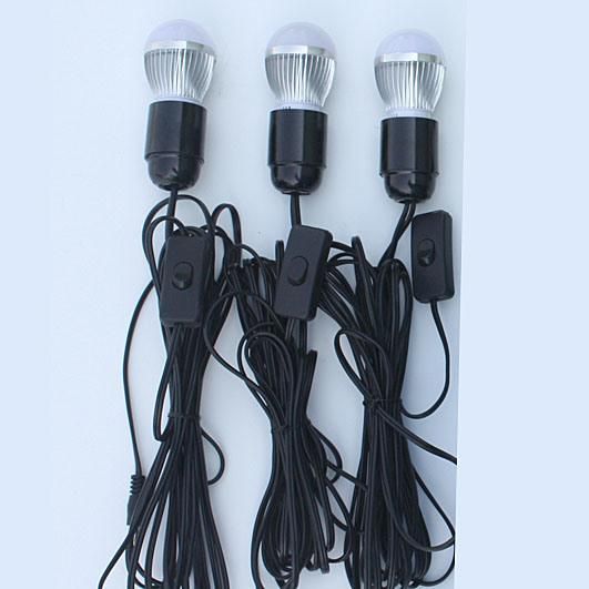 30W Mini Home Use 3 LED Bulbs Solar Lighting System Solar Light for Indoor and Outdoor Use