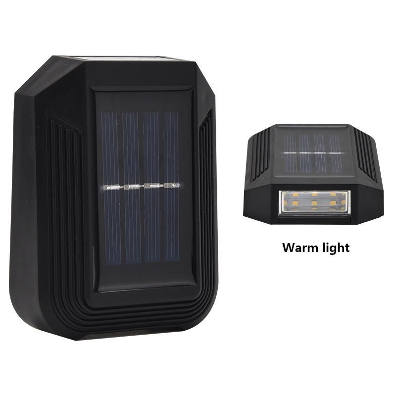 6 LED Outdoor Lighting Garden Decoration Solar Wall Lights