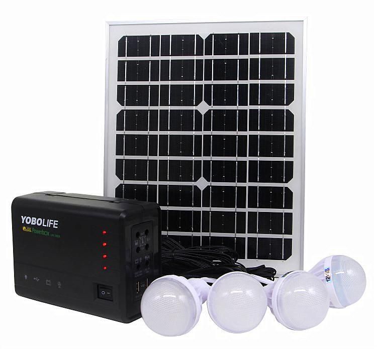 Solar Fan Support 12V Home Lighting Solar Station