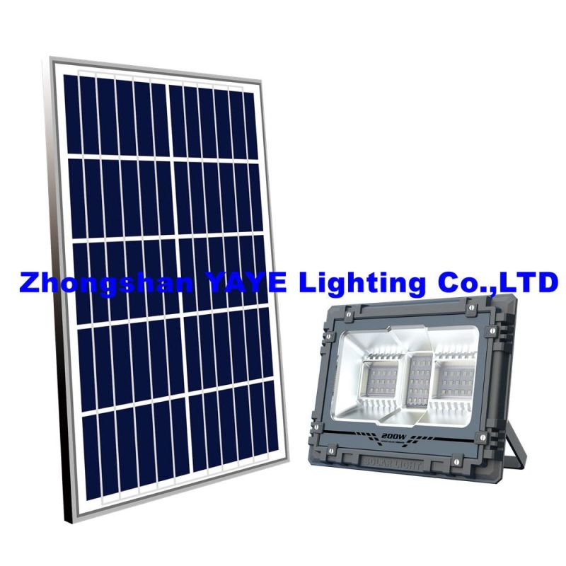 Yaye 2022 Hottest Sell 800W Solar LED Flood Lighting with Control Modes: Time /Light Control +Remote Controller+ bluetooth Music Rhythm /1000PCS Stock