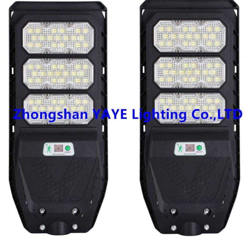 Yaye 2022 Hot Sell Factory Price 400W Outdoor All in One Solar LED Road Street Lamp with IP67/1000PCS Stock/ Remote Controller/Motion Sensor