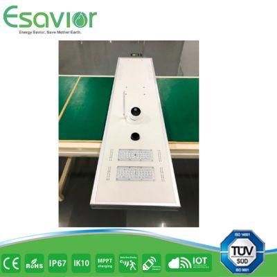 Esavior 40W with CCTV Wi-Fi Camera LED All in One Solar Street/Security/Garden/Outdoor Light with CE/IP67/Ik10/RoHS