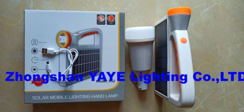 Yaye Hottest Sell 50W/100W LED Solar Rechargeable Portable Multifunctional Spot Light for Mobile Charger with 1000PCS Stock