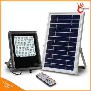 Outdoor Lighting 15W 120 PCS LED Solar Sensor Panel Flood Light Remote Control