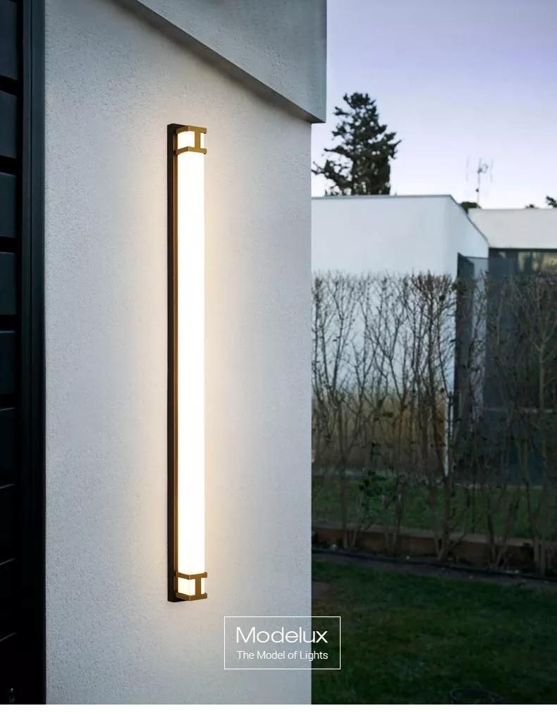 Outside Garden Yard Decoration Line Lamp Strip Wall Light IP65 Stepless Dimming