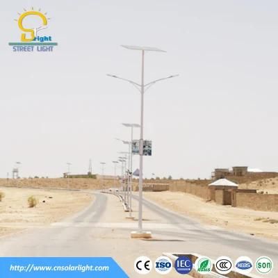 IP65 Environmental Friendly Solar Street Light with Double 40W Design