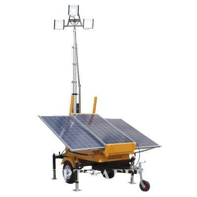 P220609c Mining Construction Oil Gas Industry Outdoor High Brightness LED Lamps Solar Light Tower