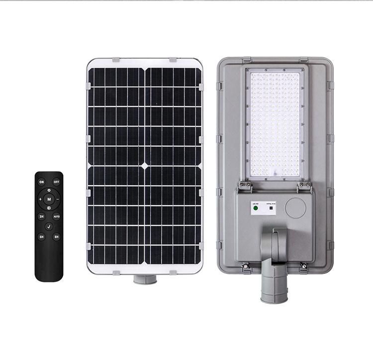 High Lumen IP65 50W LED Solar Street Light for Parking Lot Area