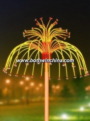 LED Christmas Fireworks Light