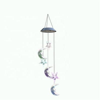 Outdoor Solar Energy Wind Chime Lamp LED Color Changing