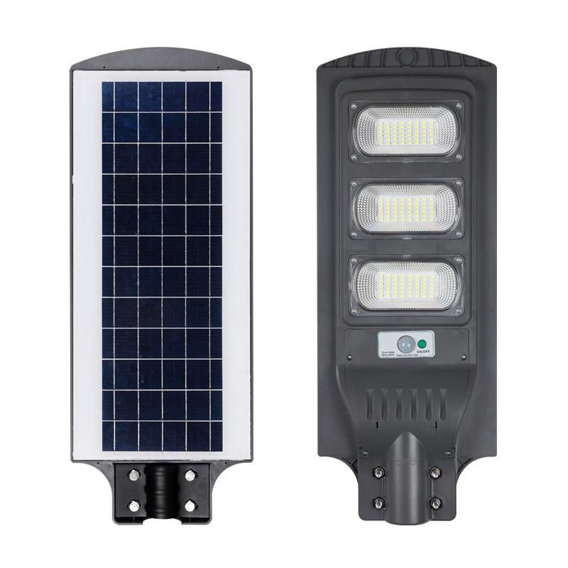 Good Price IP67 Outdoor ABS Housing Solar Street Light 100W 150watts LED Street Light with Solar Panel