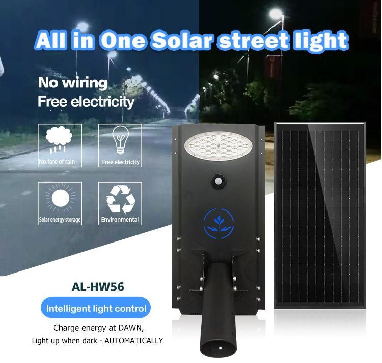 Wholesale Eco-Friendly Energy Saving LED Solar Integrated Street Light Garden