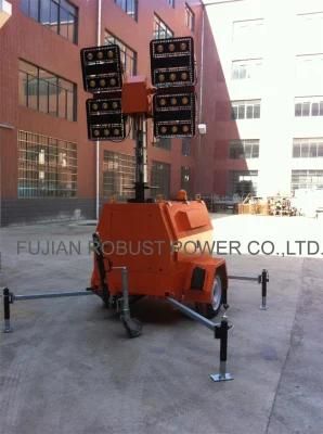 LED Mobile Industrial Lighting Tower with SAA Ce Approved