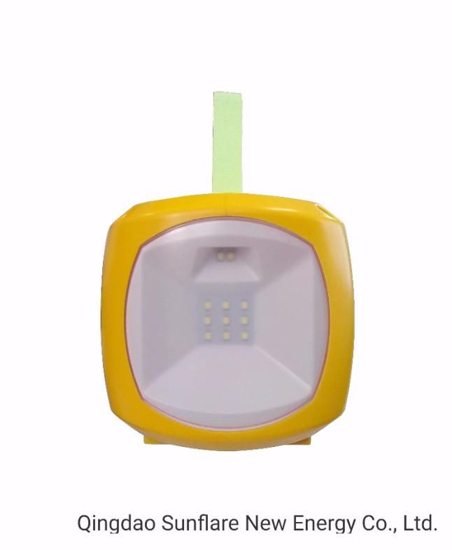 Green Energy Government Project Ngo Solar Power Light Lantern Lamp Sf-208 with AC Adaptor and USB 5 in 1 Mobile Connectors 