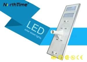 APP Bluetooth 100W Integrated LED Solar Street Light All in One