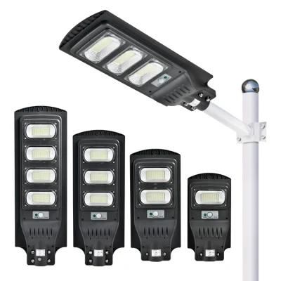 Motion Sensor ABS IP65 Waterproof Outdoor 50W 100W 150W 200W 250W Integrated All in One LED Solar Street Light