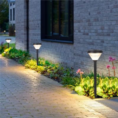 Garden LED Outdoor House Courtyard Pool Pillar Solar Post Lights